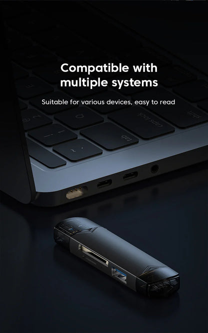 6-in-1 USB Card Reader