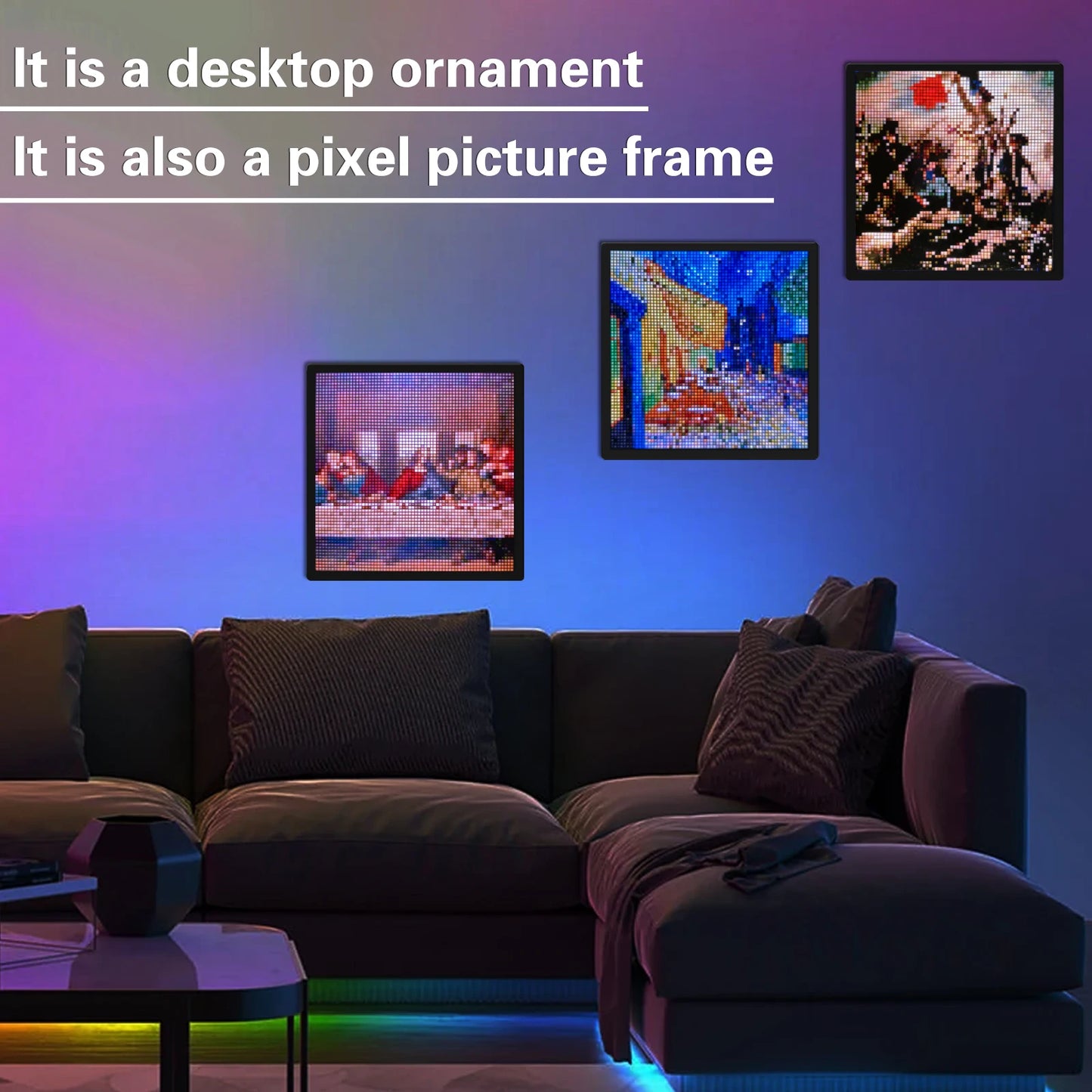 LED Pixel Art Display Panel
