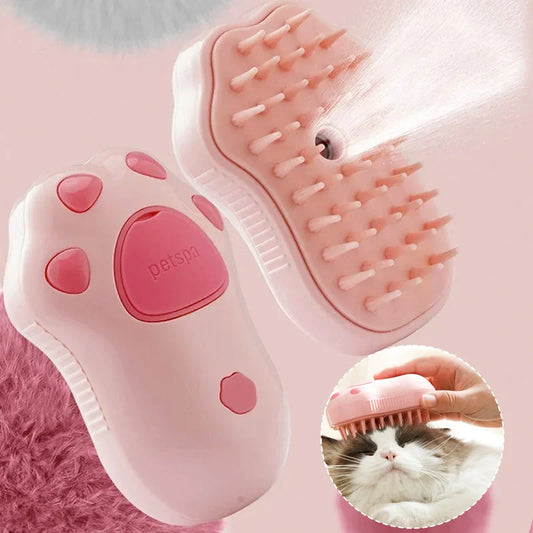 Steamy Pet Grooming Brush