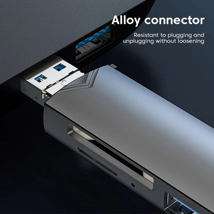 6-in-1 USB Card Reader